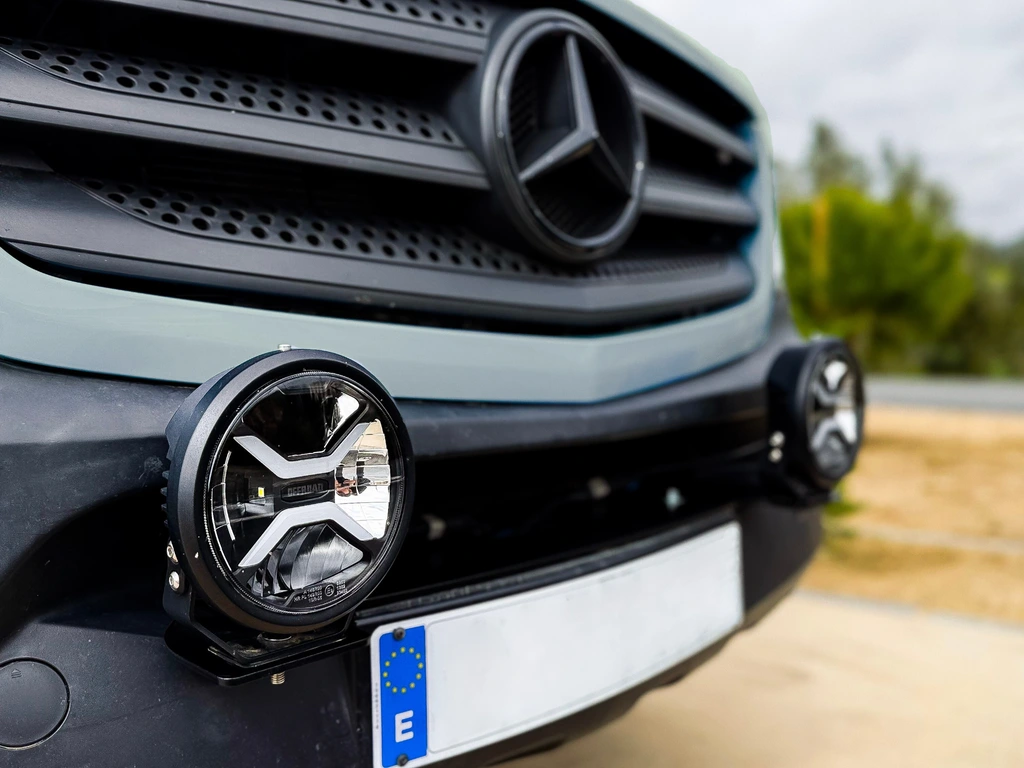 soporte barra led mercedes sprinter volkswagen crafter