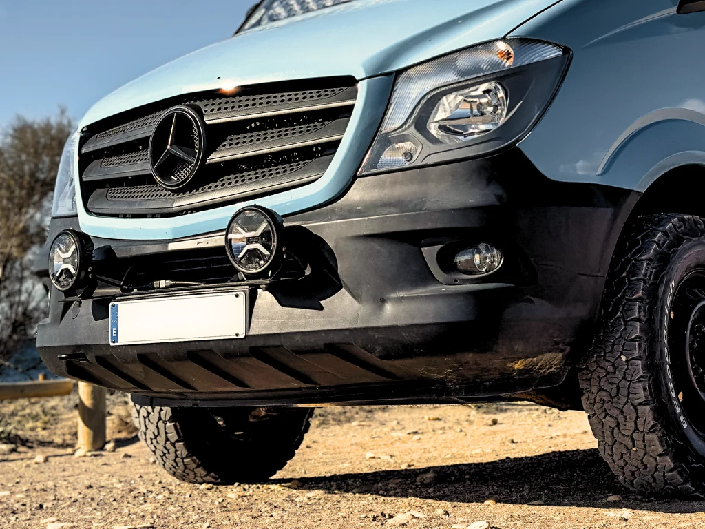 soporte luces led vankiria mercedes sprinter