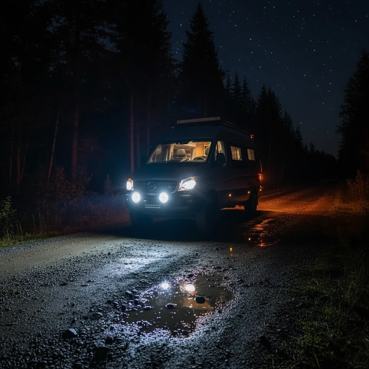 faros auxiliares offroad mercedes sprinter 4x4